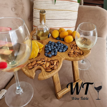 Wine & Snack Table HEART