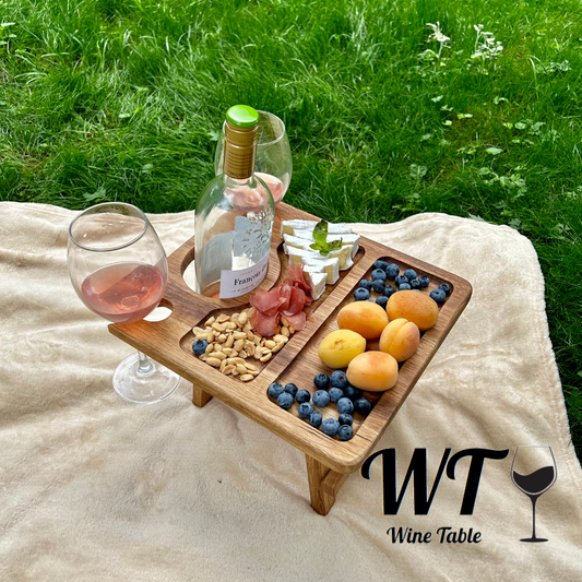 Piknik z winem i przekąskami